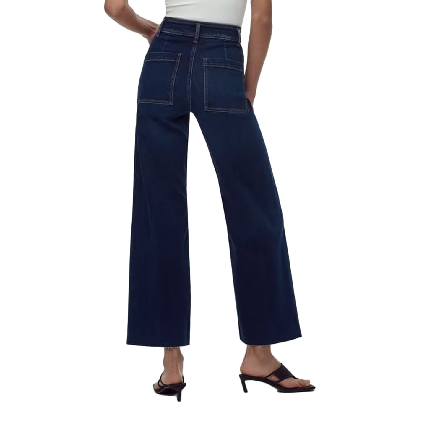 High Rise Wide Leg Jean | Dark Wash