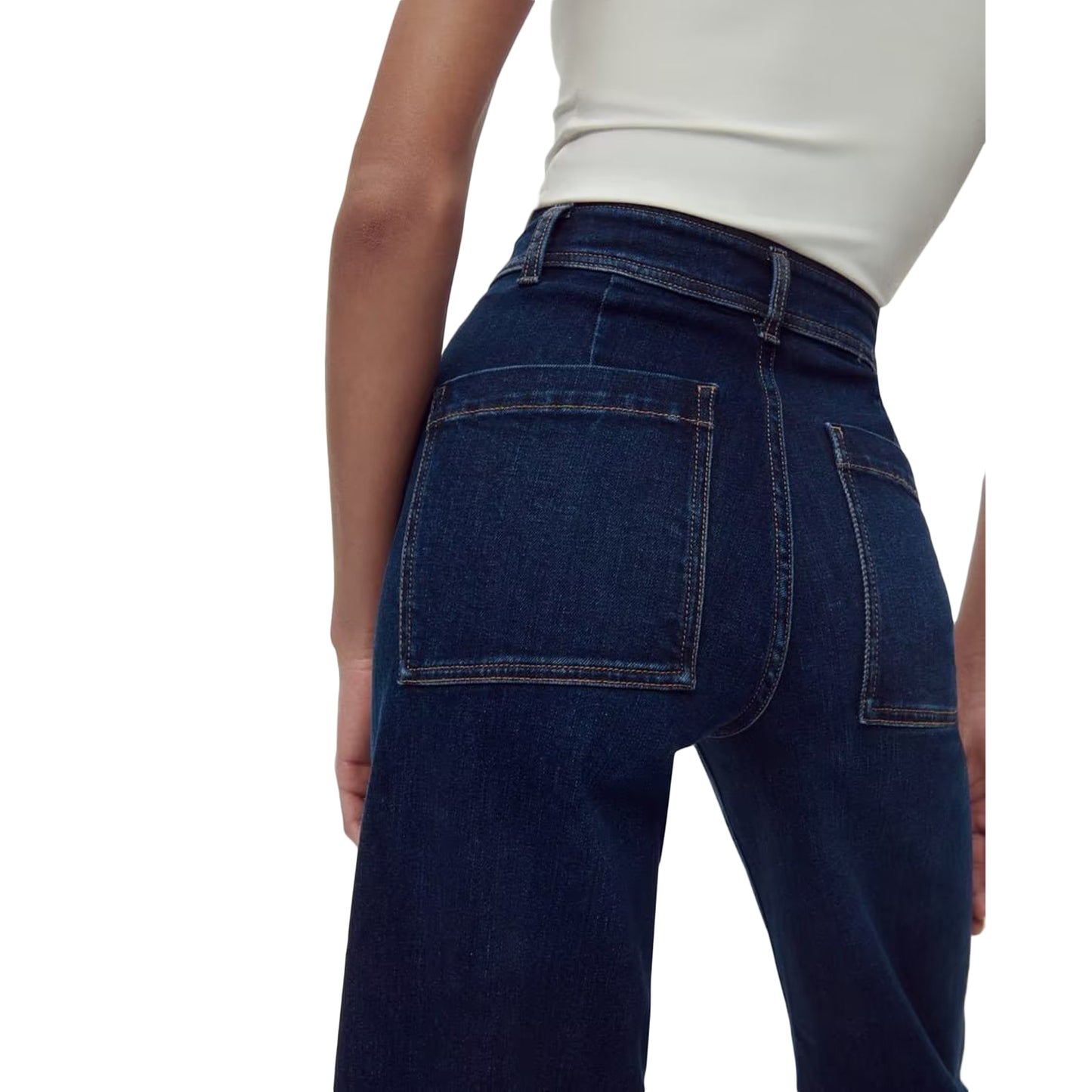 High Rise Wide Leg Jean | Dark Wash