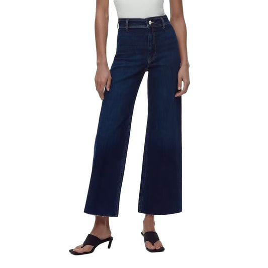 High Rise Wide Leg Jean | Dark Wash