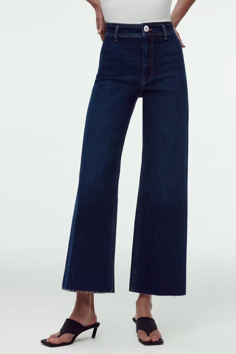 High Rise Wide Leg Jean | Dark Wash